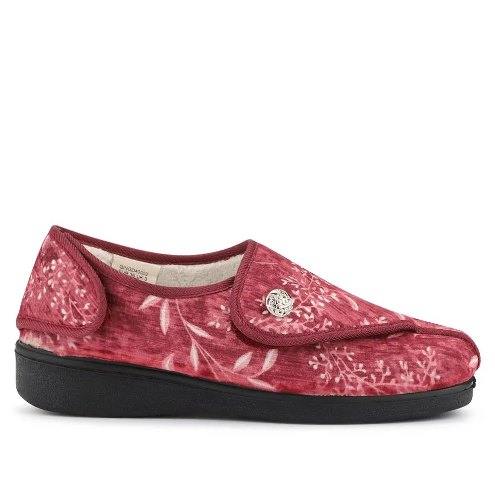 Wide-Fit Touch-Fasten Slippers - QINGD40003 / 326 583
