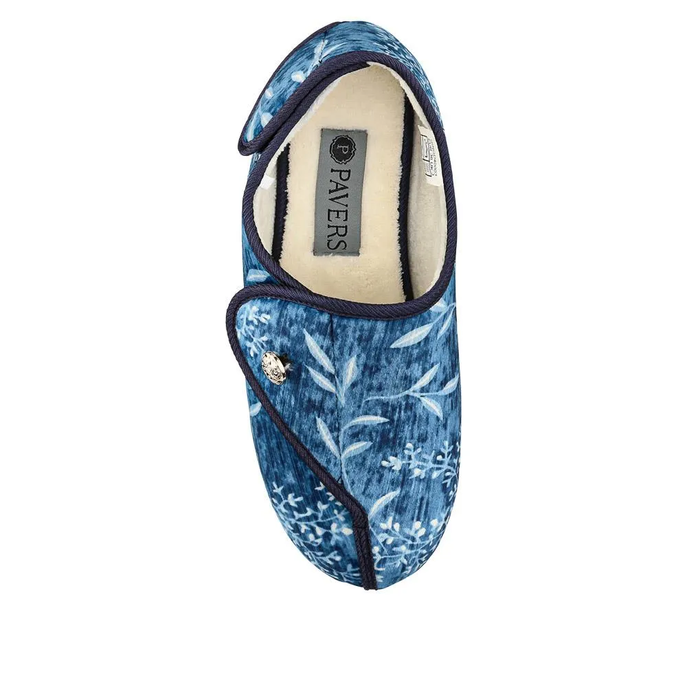 Wide-Fit Touch-Fasten Slippers - QINGD40003 / 326 583