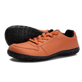 ZZFABER Leather Barefoot Shoes - Soft Minimalist Sneakers for Men and Women