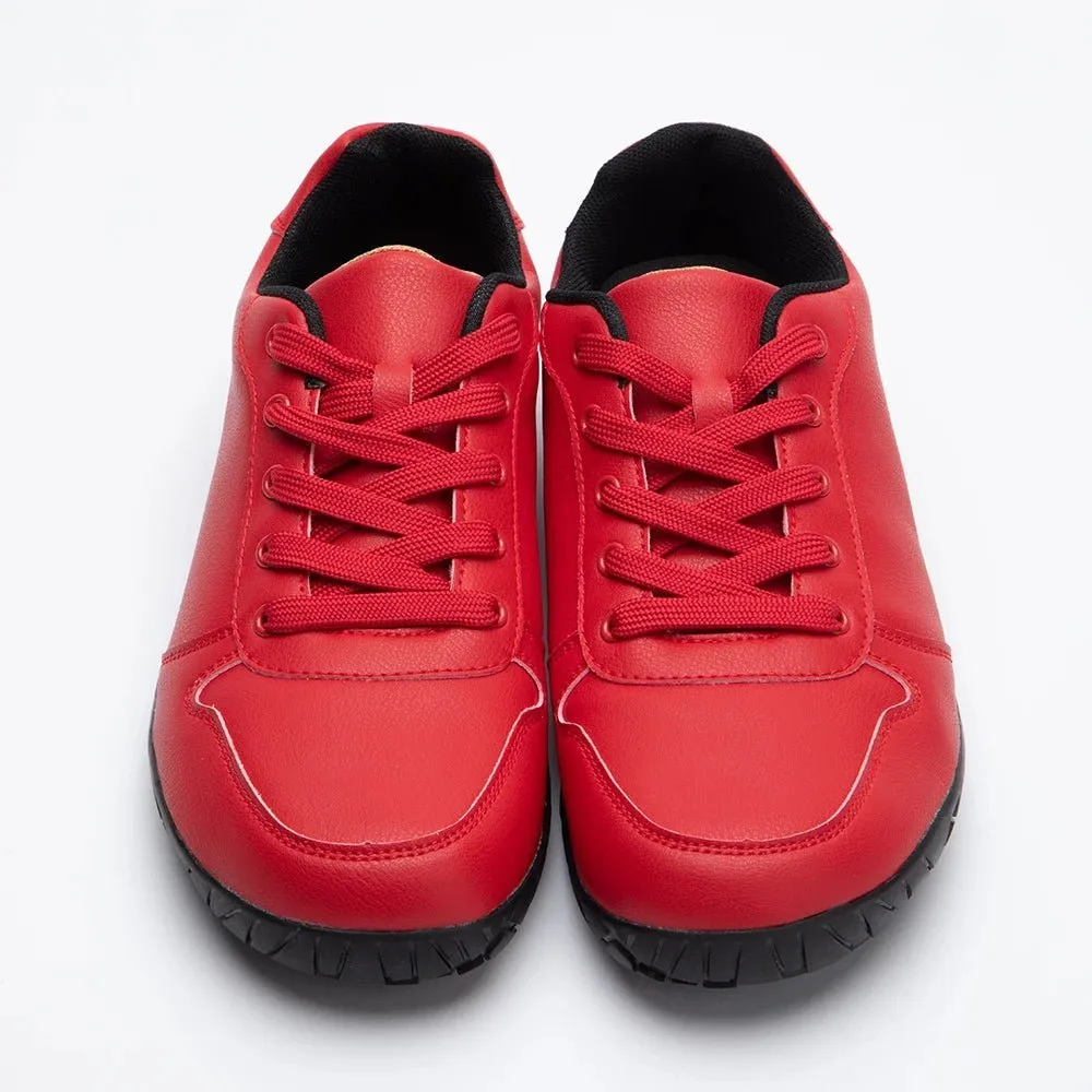 ZZFABER Leather Barefoot Shoes - Soft Minimalist Sneakers for Men and Women